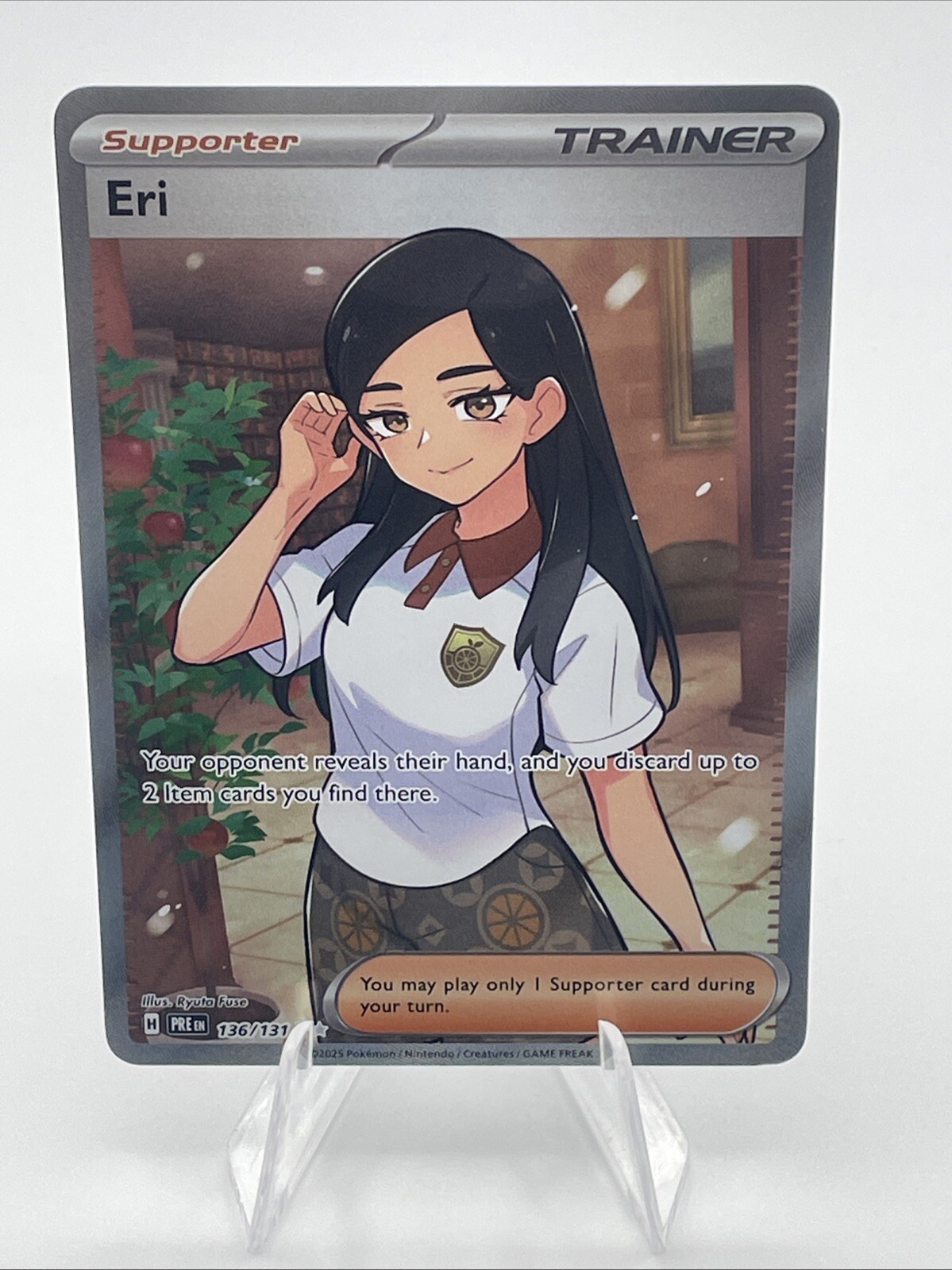 Eri Full Art NM 136/131 SV: Prismatic Evolutions Pokemon