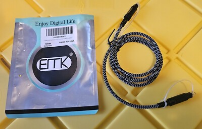 EMK Optical Audio Cable Optical Cable Digital Fiber Optic Toslink Cable for Soun