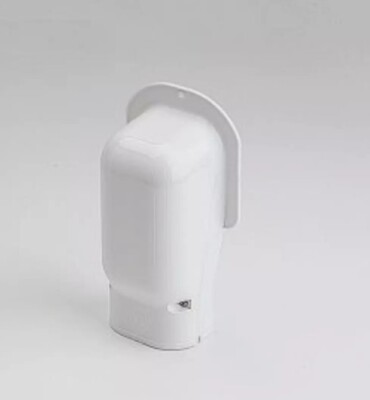 SlimDuct Inaba Denko SW-77-W Wall Inlet  3 in. x 2-1/2 in. White LineSet #86016