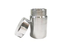 1-1/2" 33mm /38mm Aluminum Weld-On Filler Neck+Cap Fuel Oil Oveflow Tank Natural