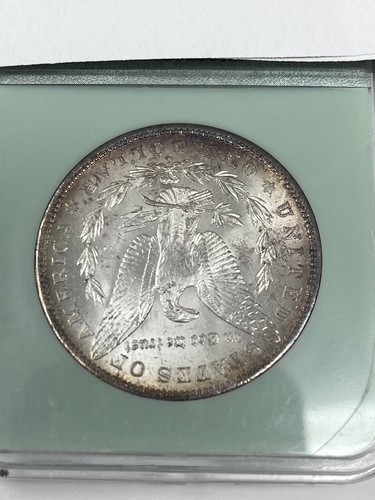 1901-O GREAT DATE MORGAN SILVER DOLLAR 90% $1 COIN US Blue Toned - Picture 2 of 2