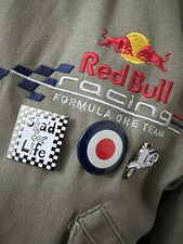Unique Fishtail Parka With Badges & Patches Puma Redbull Racing Formula One Team