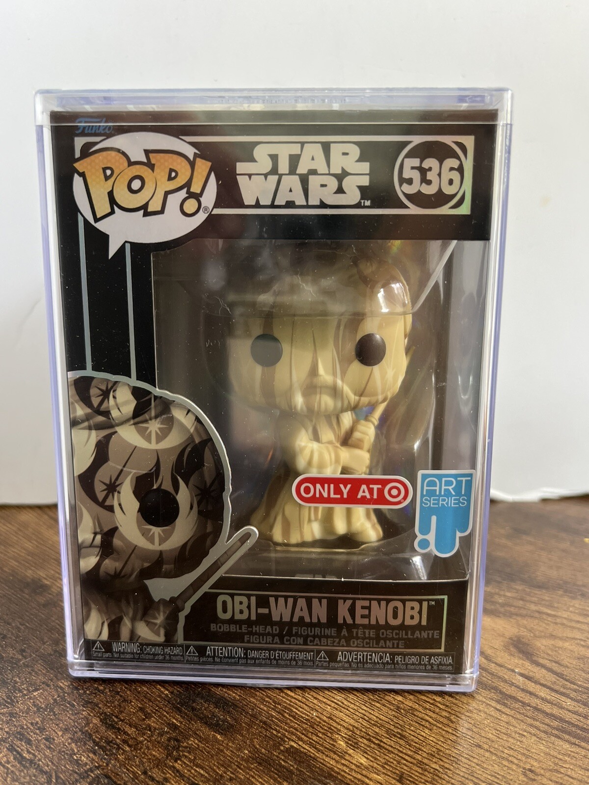 Funko Pop! Obi-Wan Kenobi 536 Art Series Target Exclusivo Con Estuche Rígido