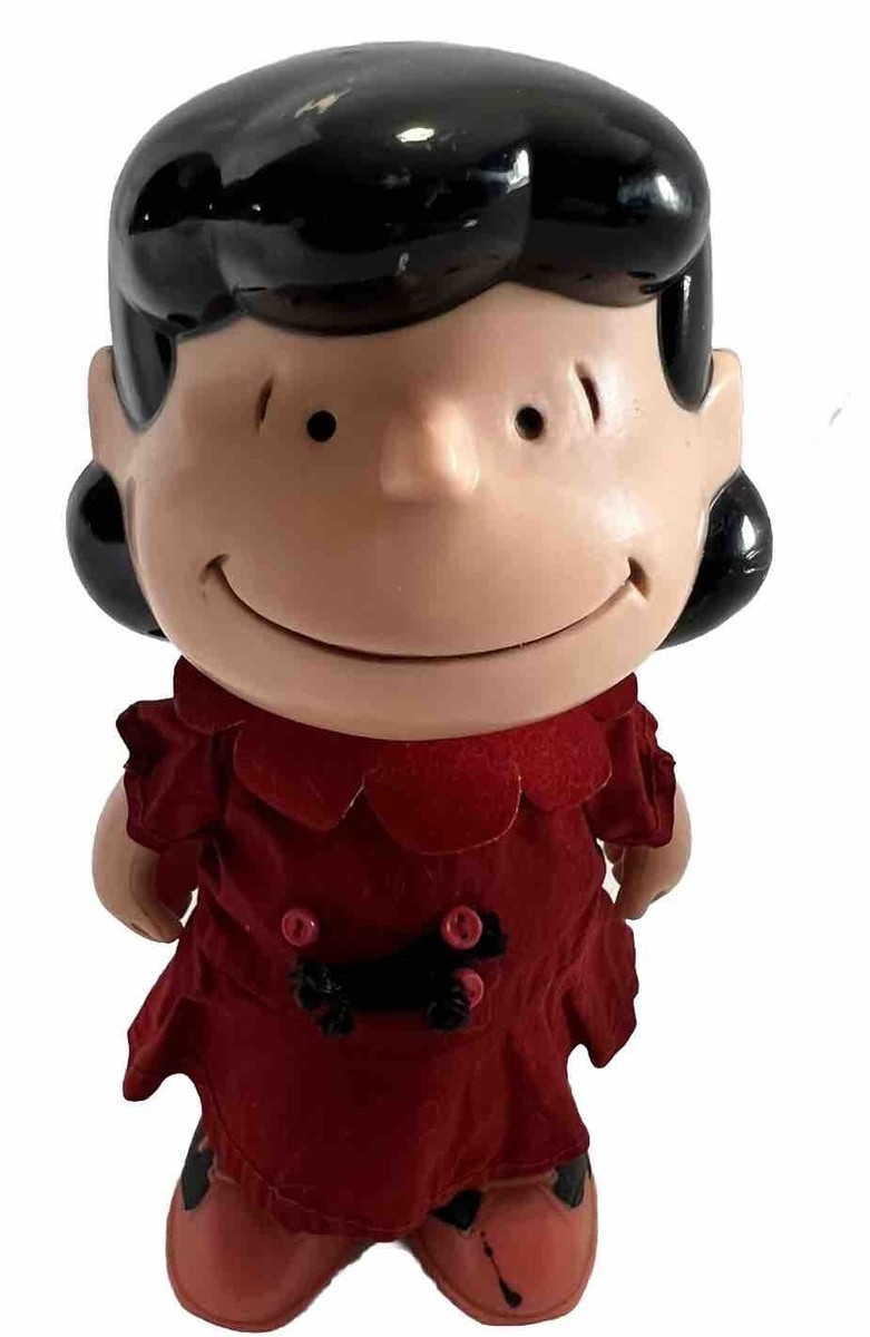 Rare Vintage 1952 Jointed Hard Plastic Lucy Peanuts 7” Doll Rare Vintage 1952 Jointed Hard Plastic Lucy Peanuts 7” Doll