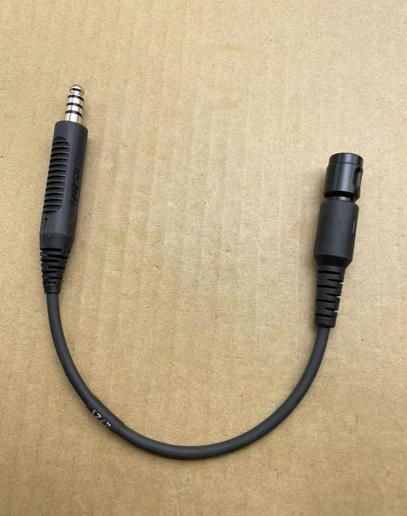 Bose A20 Aviation Headset Small 6 pin to U174 Helicopter Big Plug