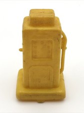 Vintage 1950's 60's Marx Service Station Hy-Test Yellow Gas Pump Toy Part Piece