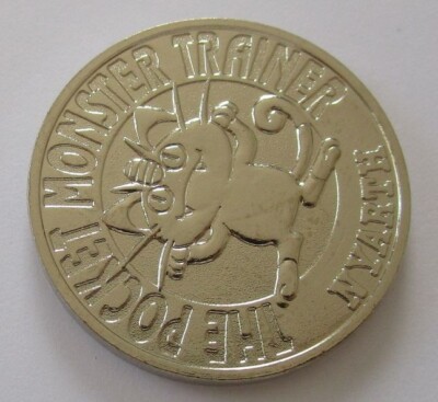 Pokemon Meowth No.52 Battle Coin Medal Metal Bandai 1997 Japanese