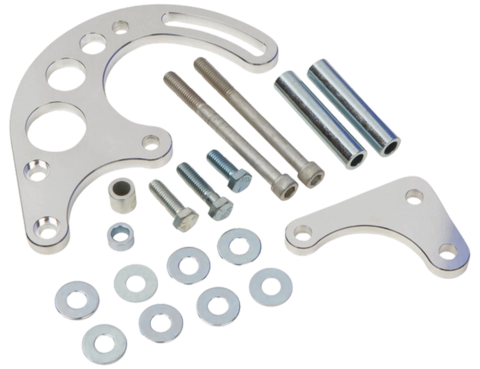 Small Block Chevy Serpentine Kit ALT PS SBC 283 302 305 327 350 LWP High Mount - Image 3 of 3