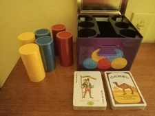 1994 Camel Poker Chips And Cards Vintage New