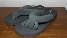 CAPELLI NEW YORK WOMENS OPEN TOE SLIPPERS FLIP FLOP SHOE GRAY SIZE US 10 EURO 41