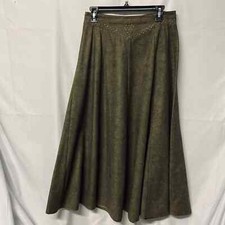 City Girl Sport Skirt Studded Yoke Front Zip Back Made in USA Shade AA Circle