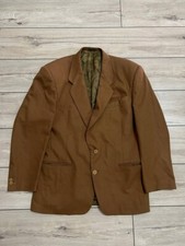 Men Missoni Umo Wool Brown Camel Blazer Vintage L-XL two buttons