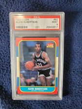 1986 fleer psa 9  alvin robertson no 92