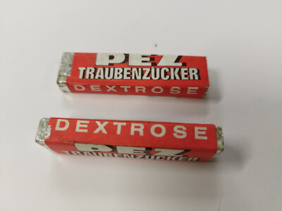 2 PEZ TRAUBENZUCKER  1960/70ger VINTAGE PEZ CANDY RARITÄT