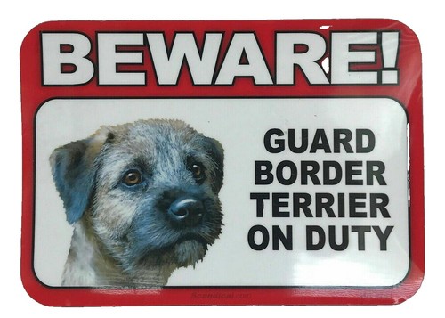 Warnschild „Irish Soft Coated Wheaten Terrier“ – Aluminium, 30,5x20 Cm, Für Gartenzaun Oder Tür
