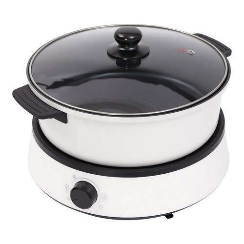Electric Hot Pot Cooker, Shabu Shabu Hot Pot, Separate Design Multifunctional - Picture 8 of 26