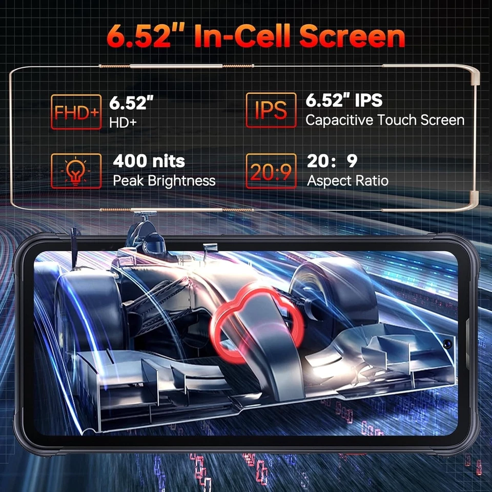 CUBOT Kingkong 8 Telefono Indistruttibile Android 13-10600mAh 12GB+256GB - Immagine 4 di 4