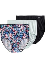 Jockey 3-Pack No Panty Line Full Brief Panty Floral Motion
