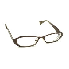 Jean Lafont Escapade 500 Dark Brown Rectangle Eyeglasses Frames 49-17 135 France