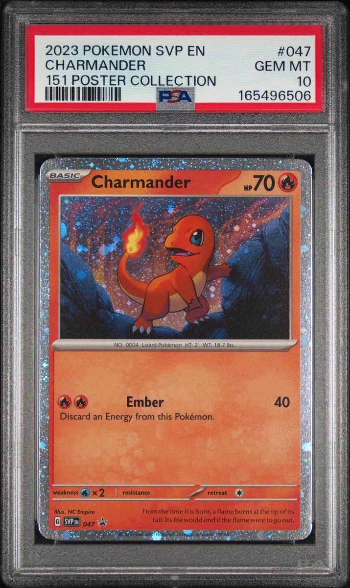 Charmander Pokémon TCG Professional Sports Authenticator (PSA