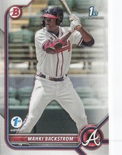 2022 Bowman 1st Edition #BPPF-121 Mahki Backstrom