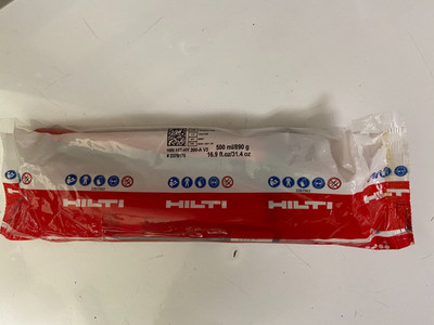 Hilti HIT-HY 200-A V3 Epoxy Adhesive LARGE 16.9 fl. oz 2378175 EXP SEP 30, 2024