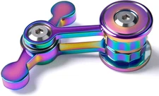 Fidget Spinner for Adults, Metal Silent Figette Office Desk Toy Quiet Cool Gadge