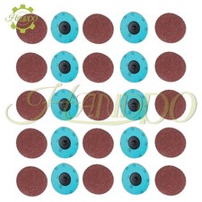 25  36 Grit 3 inch Aluminum Oxide Roll Lock Die Grinder Sanding Grinding Disc