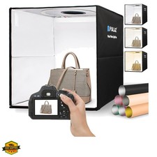 Portable Photo Studio Light Box, 16"x16" Professional Dimmable Shooting Tent ...