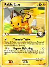 Raichu GL 31/111 Rare Rising Rivals Pokemon Near Mint on eBay