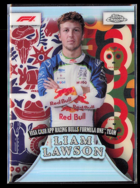 2026 Topps Chrome Formula 1 #ATM-11 Liam Lawson Austin To Mexico City