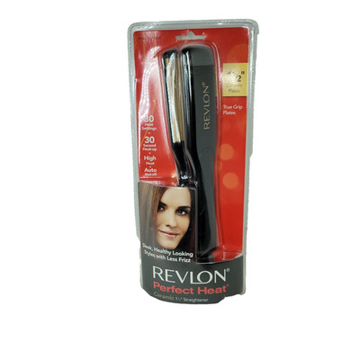Revlon Curling Iron Womens Perfect Heat Heated 1 1.5 '' Ceramic Plate NWT Hair