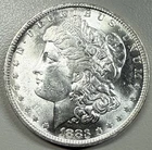 1883-O Morgan Silver Dollar AU • New Orleans Mint • Nice Eye Appeal