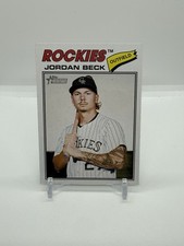 2026 Topps Heritage SP #147 JORDAN BECK ROCKIES
