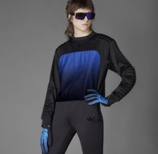 adidas Women's Blue Version Goalkeeper Jersey Long Sleeve Top Soccer Futbol  XS