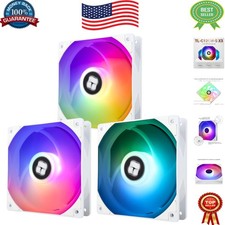 High-Performance 120mm ARGB PWM Cooling Fan with S-FDB Bearing - 3 Pack Deal