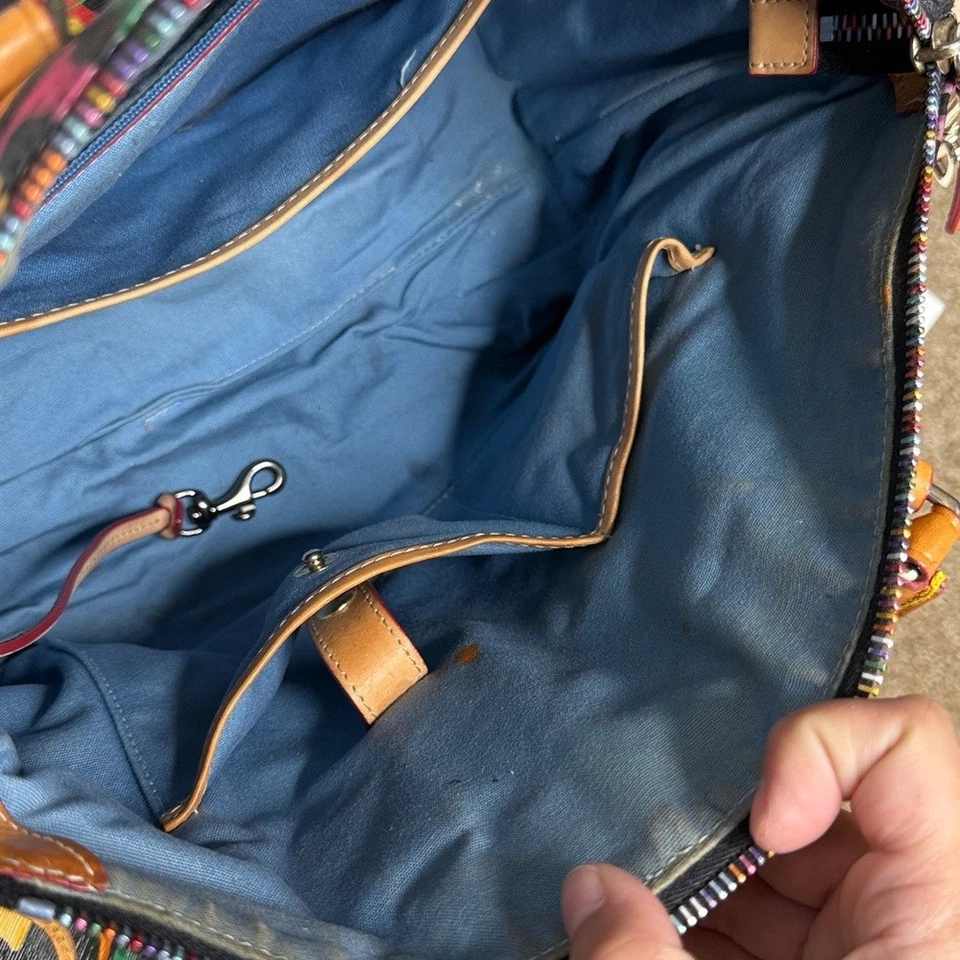 Dooney & Bourke Retro Grafica Satchel Handbag- see all photo’s - Image 2 of 4