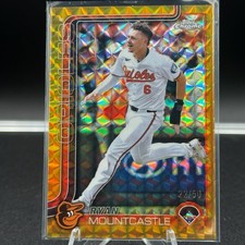 2025 TOPPS CHROME - #297 RYAN MOUNTCASTLE GOLD GEOMETRIC REFRACTOR 22/50