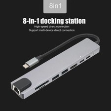 3in1 5in1 8in1 Docking Station Type-C Network Port USB Multifunctional USB Hu