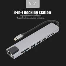 3in1 5in1 8in1 Docking Station Type-C Network Port USB Multifunctional USB Hu