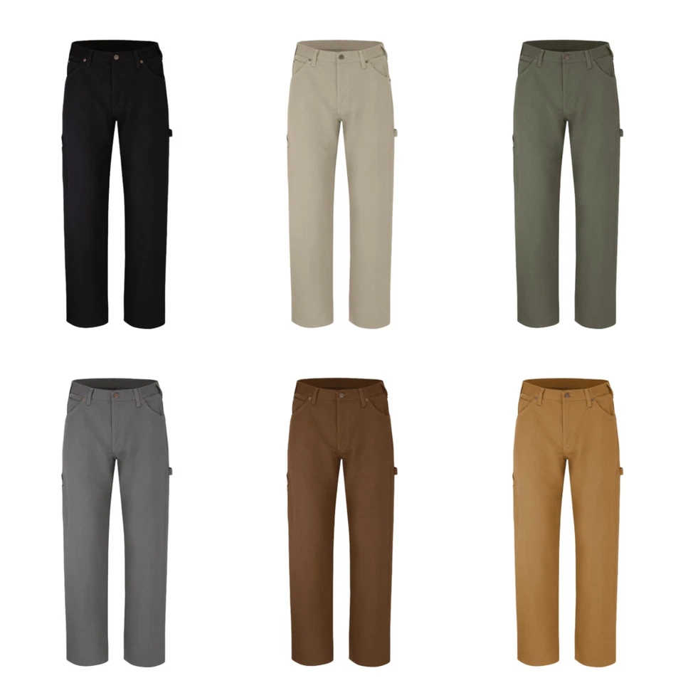 Dickies Men's Jeans Straight Leg Carpenter Straight Leg Relaxed Fit Pants 1939