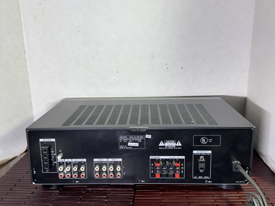 Sony STR-D390 AM/FM Stereo Receiver System - Tested & Works - Image 4 of 4