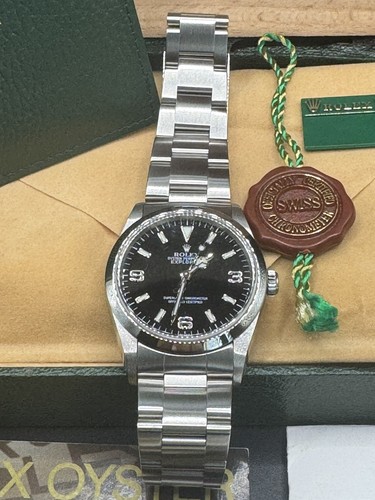Rolex Explorer 1 14270 Silver Oyster Bracelet with Silver Bezel(Swiss Dial 1999)