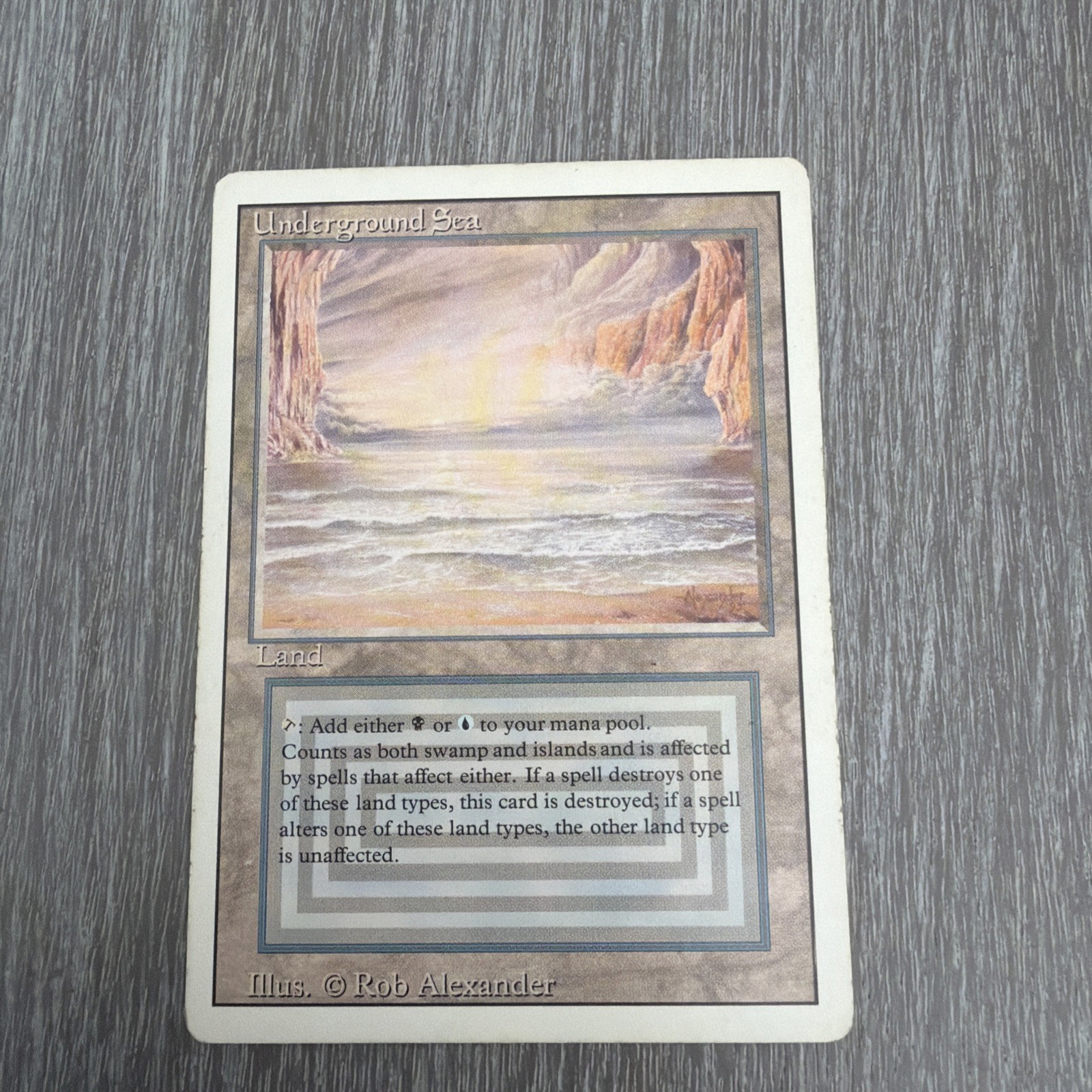 Underground Sea Revised Edition - Magic the Gathering (MTG) MP/HP