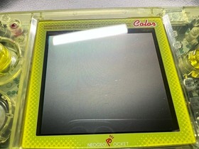 SNK Neogeo Pocket Color NGPC Slim Crystal Yellow Console & Free Game