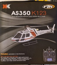 XK K123 6CH RC Helicopter AS350 Model 3D6G System Brushless Motor
