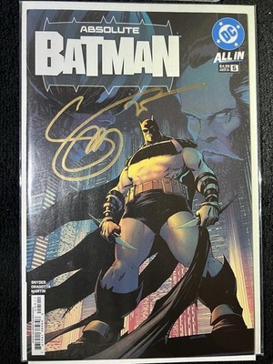 Absolute Batman Lot Signed & Unsigned by Scott Snyder (Total Of 9 Comics)
