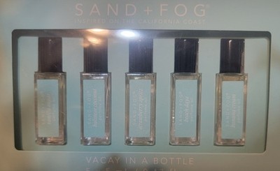 NIB Sand + Fog Vacay In A Bottle Perfume Oil Set,banana cream etcvanilla sugar,