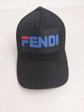 Splendido Rarissimo Berretto Baseball Collab FENDI Roma X FILA Made In Italy