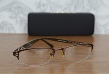 Guess Womens Cat Eye Glasses 37 Frame Grooved Metal 50 18-135 Eyeglasses 1504 Guess Womens Cat Eye Glasses 37 Frame Grooved Metal 50 18-135 Eyeglasses 1504
